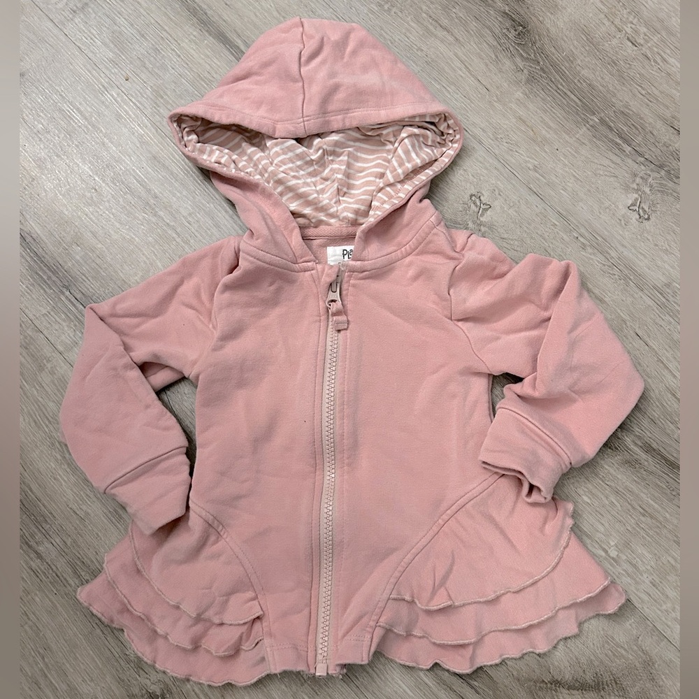 Little Sleepies Mauve Blush Peplum Hoodie